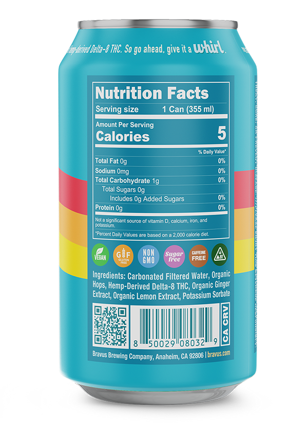 Whirl Delta-8 Sparkling Hop Water